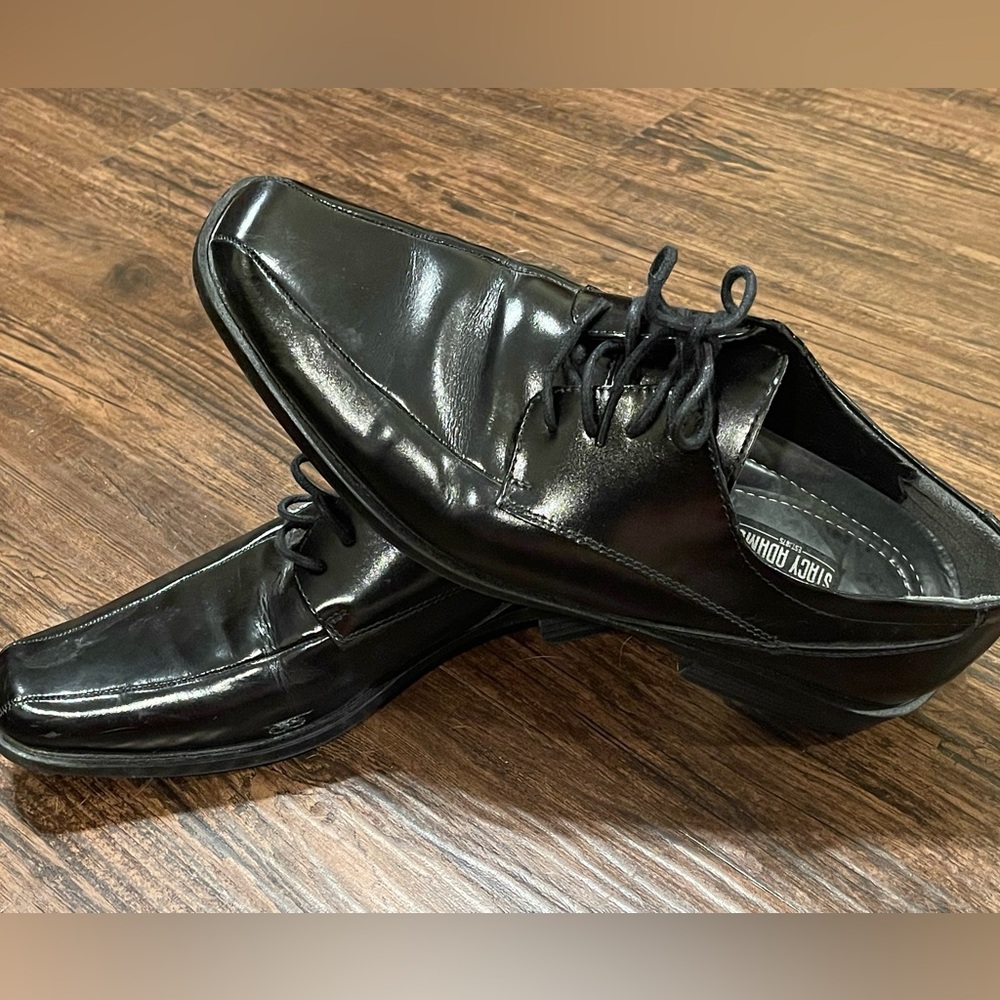 Stacy Adams Canton Oxford Dress Shoes Leather‎  Loafers Black—Men’s 9M